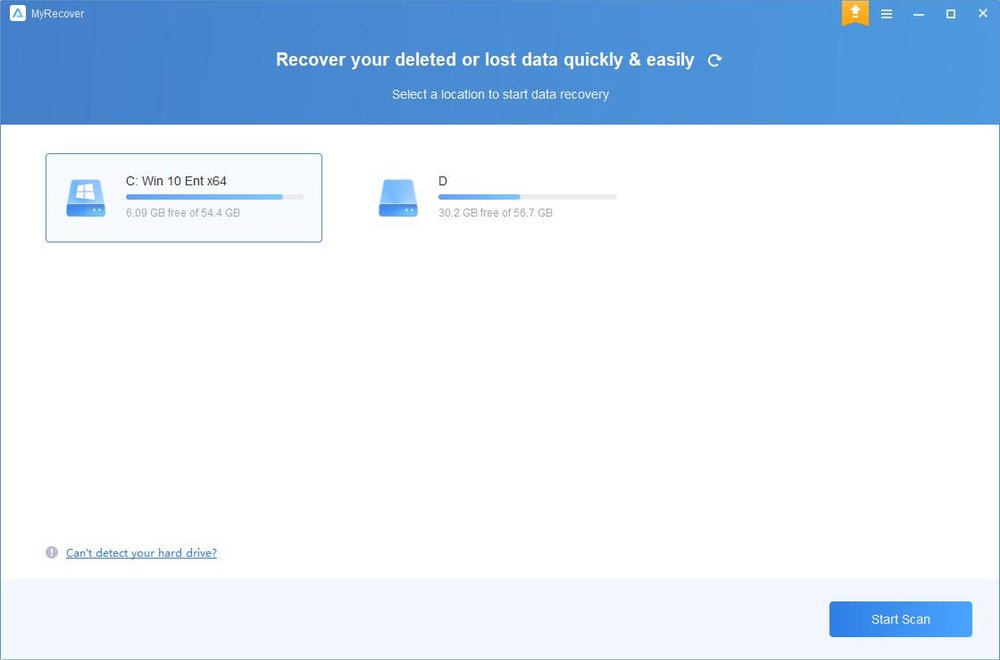 MyRecover Screenshot 1