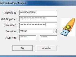 2 MySafeKeyGen application - Parameters input - French ver