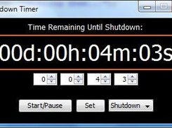 3 Shutdown mode - Time set, countdown not started