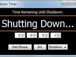 4 Shutdown mode - Countdown ended, shutting down pc