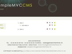 gestion du menu 3