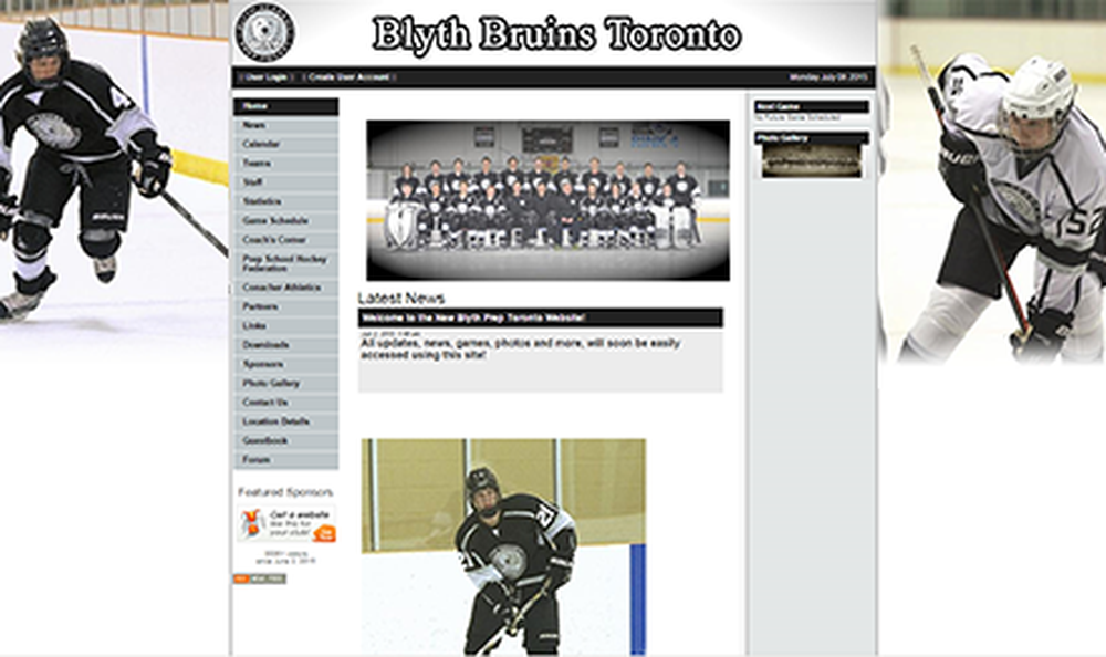 MySportSite Screenshot 1