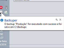 Notificação de sucesso Windows