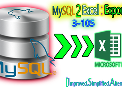 MySQL 2 Excel Exporter 3-105 Py-PC Apps Icon