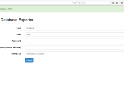 Mysql DB Exporter Screenshot 1