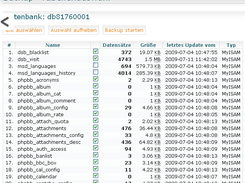 MySQLDumper Screenshot 3