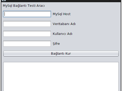 MysqlTester Ekran Görüntüsü