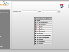 show tables of databases and you can delete table here
