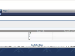 MyStaffingPro-Reason Codes