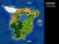 World map view