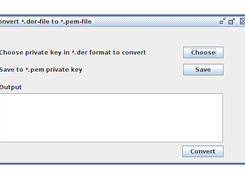 Convert private key from *.der to *.pem format