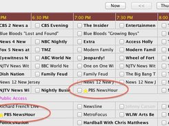 Right-click Favorites show with Star