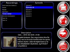 Show recorded programs
