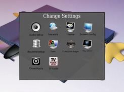 Setup menu