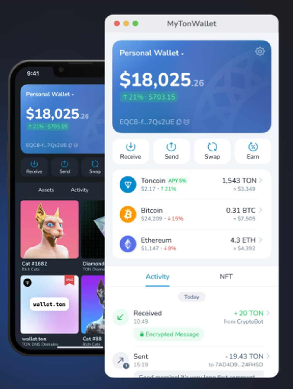 MyTonWallet Screenshot 1