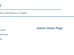 Admin Home