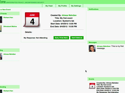 Sample Event page screenshot