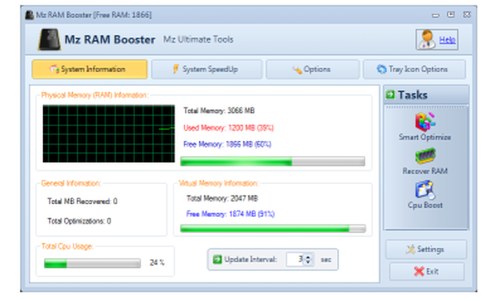 Mz RAM Booster Screenshot 1