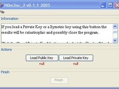 Loading symmetric and asymmetric keys from file