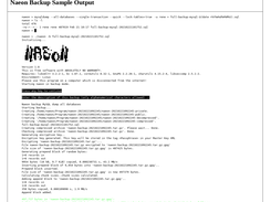 Backup process (1 of 2)