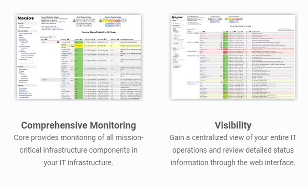 Nagios Core Screenshot 1