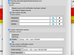 Nagstamon Nagios status monitor Screenshot 5