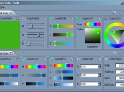 Current look of NaiveColorTools app. Here are the editors!
