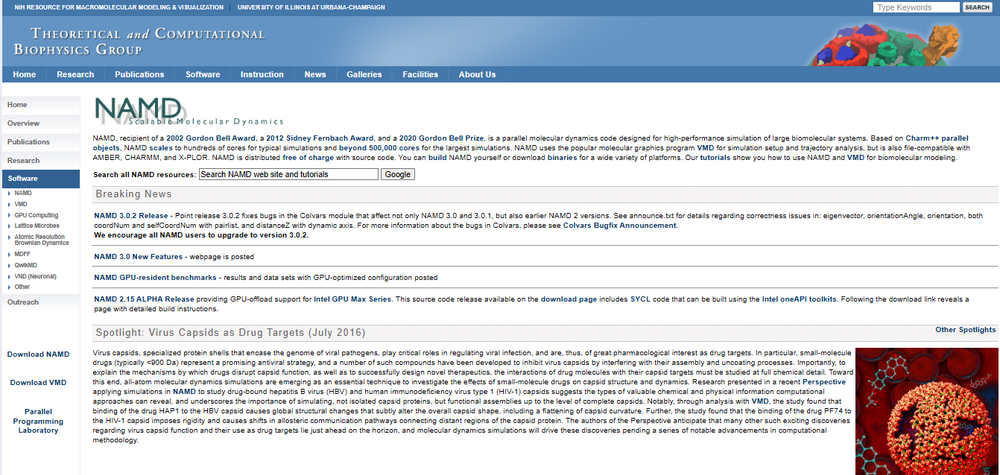 NAMD Screenshot 1
