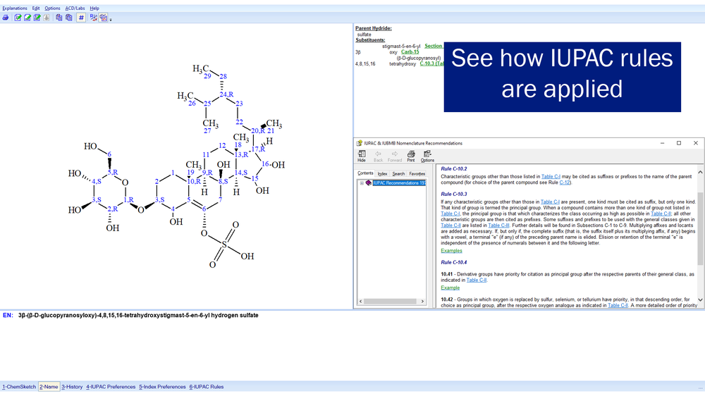 ACD/Name Screenshot 1