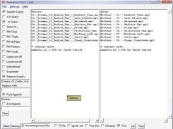 namfix.pl 2.9b batch renaming some mp3s