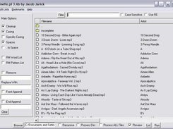 namefix.pl 3.6b  the batch renamer listing with id3 tags