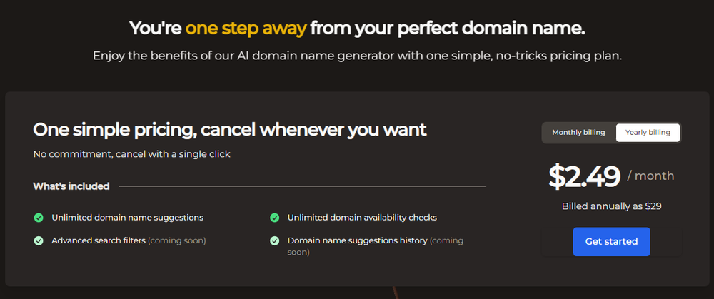 Namewizard AI Screenshot 1