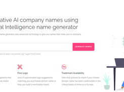 Namify AI Business Name Generator Screenshot 1