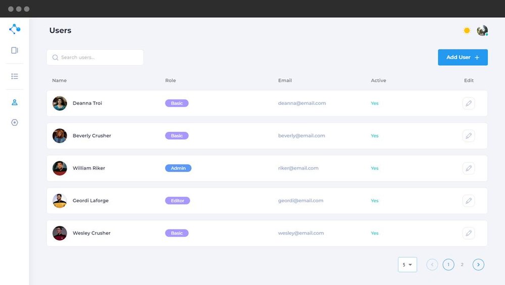 Nano ASP.NET Boilerplate Screenshot 1