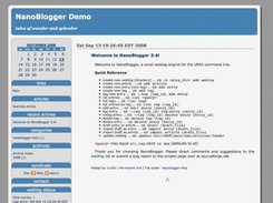SteelBlue theme for NanoBlogger by Denis Bernard.
