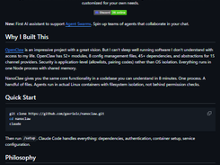 NanoClaw Screenshot 1