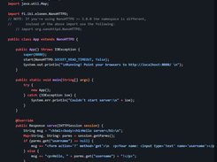 NanoHTTPD Screenshot 1