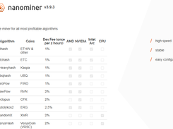 nanominer Screenshot 1