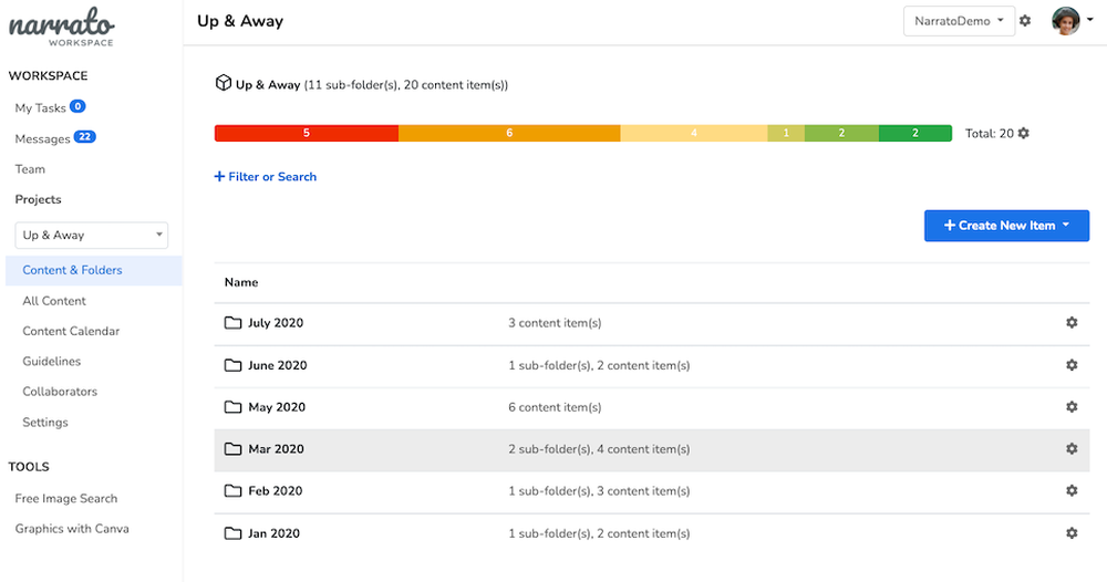 Narrato MarketPlace Screenshot 1