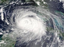 MODIS - 08-27-2005, Hurricane Katrina, Gulf of Mexico