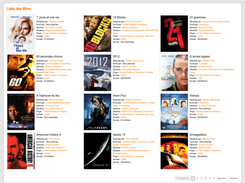 Movies list