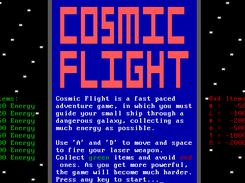 Cosmic Flight (Game that comes with OS)