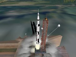 Apollo 11 launch (with updated LC39 pad add-on)