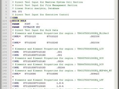Nastran bdf highlight 2
