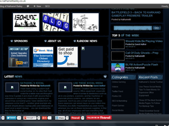 Social Toolbar Stays At The Bottom Of The Page