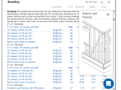 National Estimator Cloud Screenshot 2