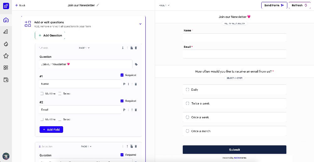 NativeForms Screenshot 1