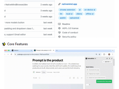 NativeMind Extension Screenshot 1