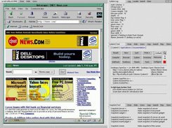 Desktop with netscape in VNC window