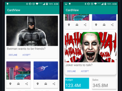 NativeScript CardView Screenshot 1